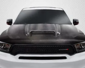 2011-2023 Dodge Durango Carbon Creations SRT Look Hood - 1 Piece