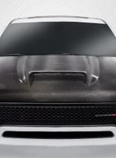 2011-2023 Dodge Durango Carbon Creations SRT Look Hood - 1 Piece                                     - 115653 - Image 10