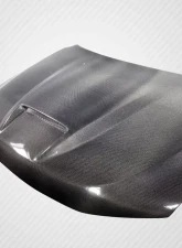 2011-2023 Dodge Durango Carbon Creations SRT Look Hood - 1 Piece                                     - 115653 - Image 5