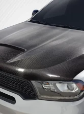 2011-2023 Dodge Durango Carbon Creations SRT Look Hood - 1 Piece                                     - 115653 - Image 2