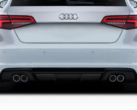 2013-2016 Audi A3 Sportback Duraflex RS3 Look Rear Diffuser - 1 Piece