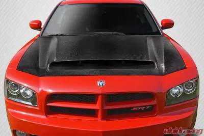 2006-2010 Dodge Charger Carbon Creations Demon Look Hood - 1 Piece - 115677