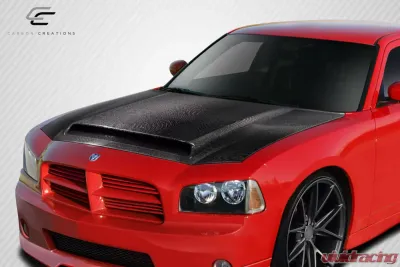 2006-2010 Dodge Charger Carbon Creations Demon Look Hood - 1 Piece - 115677