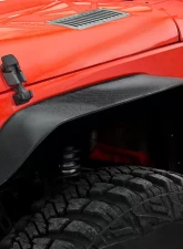2007-2018 Jeep Wrangler Carbon Creations Rugged Front Fenders - 2 Piece                                     - 115680 - Image 2