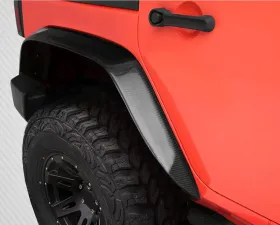 2007-2018 Jeep Wrangler Carbon Creations Rugged Rear Fenders - 2 Piece