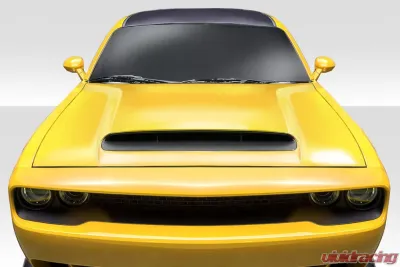 2008-2023 Dodge Challenger Duraflex Demon Look Hood - 1 Piece - 115688