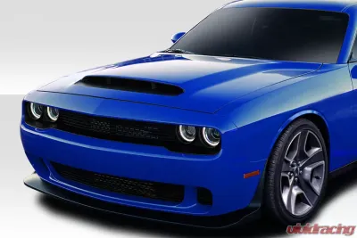 2008-2023 Dodge Challenger Duraflex Demon Look Hood - 1 Piece - 115688