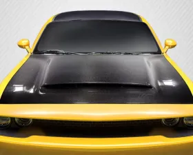 2008-2023 Dodge Challenger Carbon Creations Demon Look Hood - 1 Piece