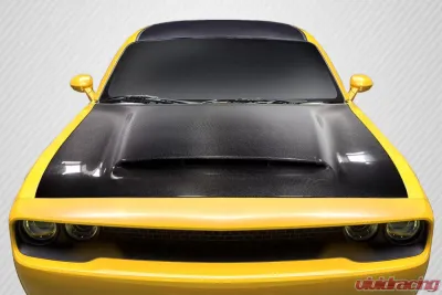 2008-2023 Dodge Challenger Carbon Creations Demon Look Hood - 1 Piece - 115689