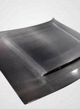 2008-2023 Dodge Challenger Carbon Creations Demon Look Hood - 1 Piece                                     - 115689 - Image 4