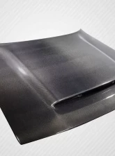 2008-2023 Dodge Challenger Carbon Creations Demon Look Hood - 1 Piece                                     - 115689 - Image 8