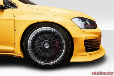 2015-2021 Volkswagen Golf | GTI Duraflex TKO RBS 45mm Front Fender Flares - 4 Piece - 115713