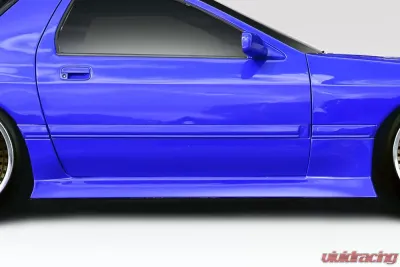 1986-1991 Mazda RX-7 Duraflex Vanish Side Skirt Rocker Panels - 2 Piece - 115719