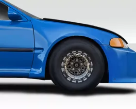 1992-1995 Honda Civic Duraflex Dragster Front Fenders - 2 Piece
