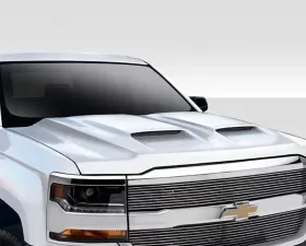 2016-2018 Chevrolet Silverado Duraflex Dual Ram Air Hood - 1 Piece