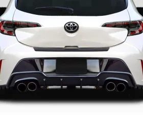 2019-2024 Toyota Corolla Hatchback Duraflex A Spec Rear Diffuser - 3 Piece