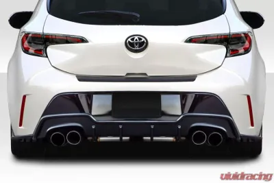 2019-2024 Toyota Corolla Hatchback Duraflex A Spec Rear Diffuser - 3 Piece - 115774