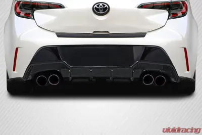 2019-2024 Toyota Corolla Hatchback Carbon Creations A Spec Rear Diffuser - 3 Piece - 115775