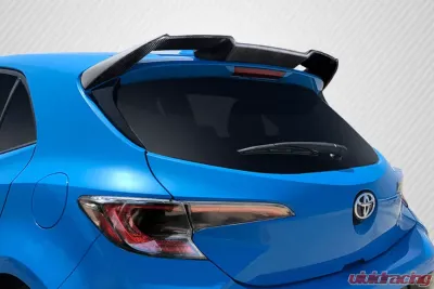 2019-2024 Toyota Corolla Hatchback Carbon Creations A Spec Roof Wing Spoiler - 1 Piece - 115777