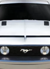 2005-2009 Ford Mustang Duraflex GT500 V3 Hood - 1 Piece                                     - 115789 - Image 2