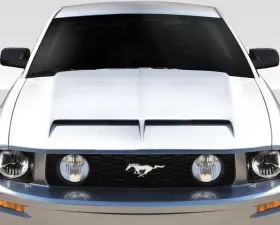 2005-2009 Ford Mustang Duraflex GT500 V4 Hood - 1 Piece