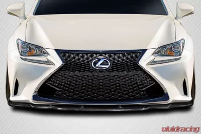 2014-2018 Lexus RC Series RC200T RC350 Carbon Creations AG Design Front Lip Spoiler - 1 Piece ( F Sport model only ) - 115805