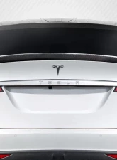 2016-2023 Tesla Model X Carbon Creations High Kick Rear Wing Spoiler - 1 Piece                                     - 115815 - Image 6