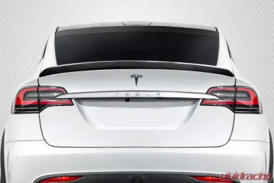 2016-2023 Tesla Model X Carbon Creations High Kick Rear Wing Spoiler - 1 Piece - 115815