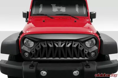 2007-2018 Jeep Wrangler Duraflex Monster Grille - 1 Piece - 115822