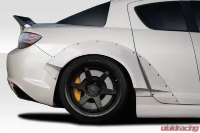 2009-2011 Mazda RX-8 Duraflex RBS Rear Fender Flares - 4 Piece - 115826