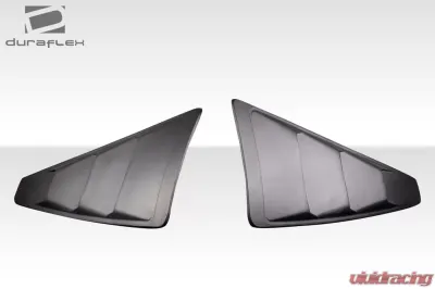 2015-2023 Ford Mustang Duraflex MPX Rear Window Scoops - 2 Piece - 115835