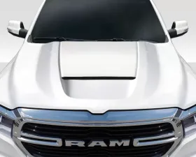 2019-2023 Dodge Ram 1500 Duraflex SRT Ram Air Hood - 1 Piece