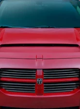 2005-2007 Dodge Magnum Duraflex Demon Look Hood - 1 Piece                                     - 115883 - Image 8