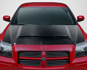 2005-2007 Dodge Magnum Carbon Creations Demon Look Hood - 1 Piece