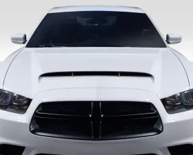 2011-2014 Dodge Charger Duraflex Demon Look Hood - 1 Piece