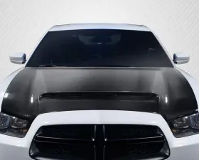 2011-2014 Dodge Charger Carbon Creations Demon Look Hood - 1 Piece