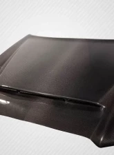2011-2014 Dodge Charger Carbon Creations Demon Look Hood - 1 Piece                                     - 115886 - Image 3