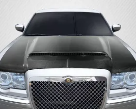 2005-2010 Chrysler 300 300C Carbon Creations Demon Look Hood - 1 Piece