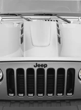 2007-2018 Jeep Wrangler Duraflex AVG Hood - 1 Piece                                     - 115893 - Image 11