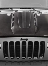 2007-2018 Jeep Wrangler Carbon Creations Avenger Hood - 1 Piece                                     - 115894 - Image 10