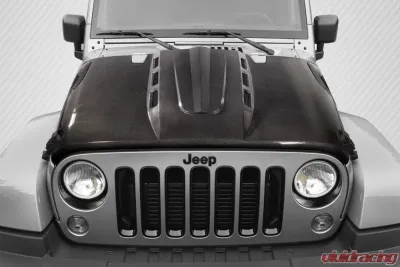2007-2018 Jeep Wrangler Carbon Creations Avenger Hood - 1 Piece - 115894