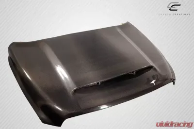 2009-2018 Dodge Ram 1500 Carbon Creations Demon Look Hood - 1 Piece - 115900