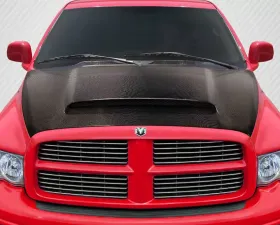 2002-2008 Dodge Ram 1500 2500 3500 Carbon Creations Demon Look Hood - 1 Piece