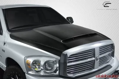 2002-2008 Dodge Ram 1500 2500 3500 Carbon Creations Demon Look Hood - 1 Piece - 115902
