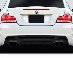 2008-2013 BMW 1 Series E82 E88 Duraflex M Tech Rear Diffuser - 1 Piece