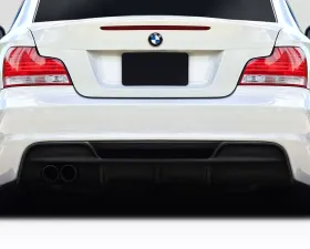 2008-2013 BMW 1 Series E82 E88 Duraflex R1 Rear Diffuser - 1 Piece (single exhaust)