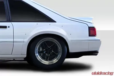 1979-1993 Ford Mustang Duraflex C Tech 2" Wide Body Rear Fender Flares - 2 Piece - 115961