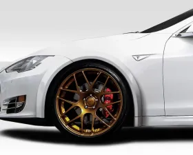 2012-2023 Tesla Model S Duraflex RVS Front Fender Flares - 4 Piece