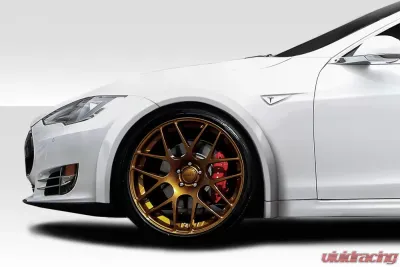 2012-2023 Tesla Model S Duraflex RVS Front Fender Flares - 4 Piece - 115967