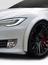 2012-2023 Tesla Model S Duraflex RVS Front Fender Flares - 4 Piece                                     - 115967 - Image 2